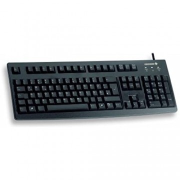 Cherry G83-6104 LUNEU-2 Qwerty-US Tastatur USB 104 Tasten MS W95 Schwarz(QWERTY Layout)