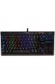 Corsair K65 Rapidfire Mechanische Gaming Tastatur (Cherry MX Speed: Schnell und Hochpräzise Multi-Color RGB Beleuchtung Qwertz) schwarz