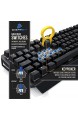 CSL-Computer Titanwolf - mechanische Tastatur Alumar - Mechanical Keyboard Gaming - Gaming-Tastatur - Anti-Ghosting - QWERTZ-Layout DE - volles Key Rollover - RGB LED-Hintergrundbeleuchtung