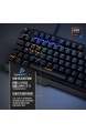 CSL-Computer Titanwolf - mechanische Tastatur Alumar - Mechanical Keyboard Gaming - Gaming-Tastatur - Anti-Ghosting - QWERTZ-Layout DE - volles Key Rollover - RGB LED-Hintergrundbeleuchtung