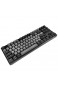 Durgod Mechanische Gaming Tastatur Cherry MX Blau Schalter 87 Tasten Tenkeyless N-Key Rollover für Gamer (Grau)