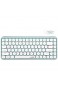 FELiCON Bluetooth Tastatur Kompakte Leichte Tastatur im Retro-Stil Matte Textur 84 Tasten Kompatibel mit Android und Anderen Geräten Geeignet für Heim- und Bürotastaturen (Grün)