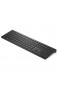 HP Pavilion 600 (4CE98AA) kabellose Tastatur (USB Dongle QWERTY - Italienisches Tastatur Layout) schwarz