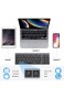 iClever Bluetooth Tastatur kabellose wiederaufladbare Tastatur mit 3 Bluetooth Kanälen Stabile Verbindung Ultraslim Ergonomisches Design Funk Tastatur für iOS Android Windows