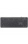 InLine Design Keyboard Tastatur USB-Kabel Flache Tasten DE Layout schwarz 55369A