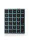 Jelly Comb Bluetooth Beleuchtete Nummerische Tastatur Wireless Wiederaufladbare Nummernblock mit 27 Tasten Ziffernblock für Tablet Laptop Windows Space Grau