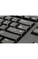 Kensington ValuKeyboard kabelgebundene USB-Tastatur für PCs und Laptops von Dell Acer HP Samsung und vielen mehr schwarz 1500109