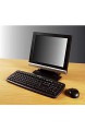 Kensington ValuKeyboard kabelgebundene USB-Tastatur für PCs und Laptops von Dell Acer HP Samsung und vielen mehr schwarz 1500109