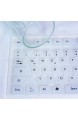 LogiLink Tastatur Flexibel Wasserfest USB mit PS/2 weiß