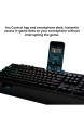 Logitech G910 Orion Spectrum Mechanische Gaming-Tastatur RGB-Beleuchtung Taktile Romer-G Switches Anti-Ghosting ARX-Zweitbildschirm Feature US International QWERTZ-Layout