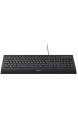 Logitech K280e Tastatur (Kabelgebunden Business-Tastatur QWERTZ Deutsche Layout) schwarz (10-Pack)