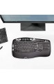 Logitech K350 Ergonomische Kabellose Tastatur 2.4 GHz Verbindung via USB-Empfänger 17 Programmierbare Multimedia-Tasten 3-Jahre Batterielaufzeit Handballenauflage Deutsches QWERTZ-Layout