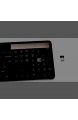 Logitech K750 Kabellose Tastatur Solarbetrieben 2.4 GHz Verbindung via Unifying USB-Empfänger Hintergrundbeleuchtete Tasten Super-Schmal & Ökologisch Angefertigt Schweizer QWERTZ-Layout - schwarz