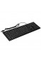 Multimedia Tastatur Thai Schrift QUERTY schwarz OKER KB-518 mit Silikonschutzhülle USB