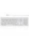 Perixx PERIBOARD-323 Tastatur kompatibel für Mac OS X und iOS - Weiß Beleuchtet - Deutsches QWERTZ Layout