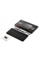 Perixx PERIBOARD-409 P Mini PS/2 Tastatur Schnurgebunden - 315x147x21mm - 1 80 Meter Kabel - QWERTZ Deutsches Layout