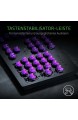 Razer Huntsman (Purple Switch) - Gaming Tastatur mit opto-mechanischen Schaltern (Tastenstabilisator Hybrid-Speicher RGB Chroma) QWERTZ | DE-Layout Schwarz