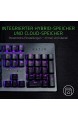 Razer Huntsman (Purple Switch) - Gaming Tastatur mit opto-mechanischen Schaltern (Tastenstabilisator Hybrid-Speicher RGB Chroma) QWERTZ | DE-Layout Schwarz