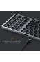 SATECHI kompaktes hinterleuchtetes Bluetooth-Keyboard – Multi-Device Sync – Kompatibel mit 2020/2018 iPad Pro MacBook Pro/Air iPhone 12 Max Pro/12 Mini/12 und mehr (Deutsch)