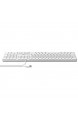 SATECHI USB-Keyboard mit numerischem Keypad aus Aluminium kompatibel mit iMac Pro 2017 iMac 2016 iMac und andere (Deutsch Silber)