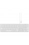 SATECHI USB-Keyboard mit numerischem Keypad aus Aluminium kompatibel mit iMac Pro 2017 iMac 2016 iMac und andere (Deutsch Silber)