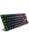 Sharkoon PureWriter RGB TKL Mechanische Low Profile-Tastatur (RGB Beleuchtung rote Schalter flache Tasten Tenkeyless Beleuchtungseffekte abnehmbarem USB Kabel) schwarz