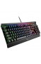 Sharkoon Skiller Mech SGK3 Mechanische Gaming Tastatur (mit RGB-Beleuchtung blaue Schalter N-Key-Rollover 1000 Hz Polling Rate) US-Layout