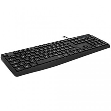 Speedlink NEOVA Keyboard - Office-Tastatur mit ergonomisch gestalteten Tasten - DE Layout schwarz