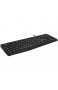 Speedlink NEOVA Keyboard - Office-Tastatur mit ergonomisch gestalteten Tasten - DE Layout schwarz