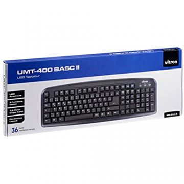 ultron Tastatur UMT-400 Basic II USB-Tastatur