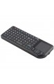 Verdelife 2.4G Mini Wireless Tastatur Maus USB Touchpad Mäuse Nummer Tastaturen Black Gamer