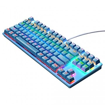 yin Mechanische Tastatur Grüne Achse 87-Tasten-Gaming-Tastatur