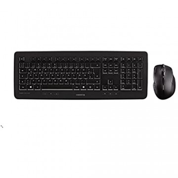 CHERRY DW 5100 drahtlose Tastatur (Deutsch USB) mit optische Maus (1000 / 1750 dpi 5 Tasten)