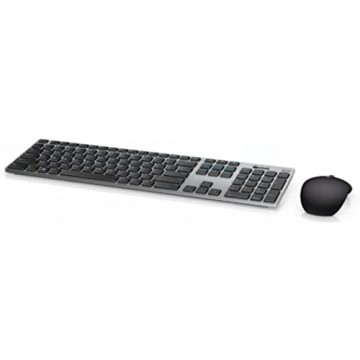 Dell 580-AFQK Premier Wireless-Tastatur und Maus Schwarz Deutsches Tastaturlayout Bluetooth KM717-gy-Ger