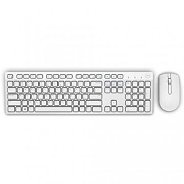 Dell KM636 580-ADGL drahtloser Tastatur-Maus-Set weiß
