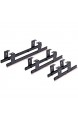 FIX&EASY Tastaturauszug mit Tastaurablage 800X500mm Esche schwarz Dekor Auszugschienen schwarz 500mm Set Ablage mit Auszug für Tastatur Maus Keyboard Laptop