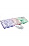 Fulltime E-Gadget GT500 USB Mechanische Tastatur Kit Farben Beleuchtete Wasserdicht Gaming Tastatur und Maus Set für Mac PC Tablet