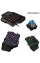 Gaming Tastatur Maus Set Einhändige Tastatur mit 35 Schlüsseln RBG-LED Hintergrundbeleuchtung Kabelgebundene Gaming Maus für Xbox One PS4 PS3 Switch Windows PC für PUBG LOL CS Gamer