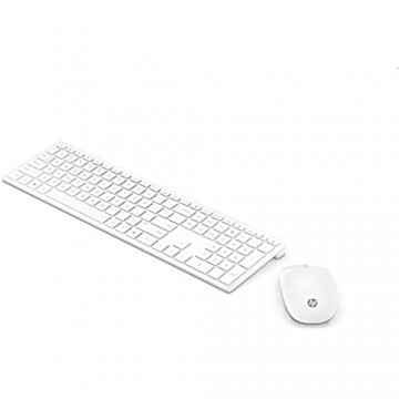 HP Pavilion Bundle 800 (4CF00AA) Tastatur und Maus kabellos (kabellos USB Dongle QWERTZ) weiß