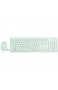 LogiLink ID0104W - Kabelloses Tastatur/Maus Set 2 4GHz Tastatur 103 Tasten (+13 Hotkeys) - Maus (Optischer Sensor) mit 3 Bedientasten Autolink Verbindung Weiß