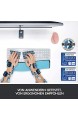 Logitech Ergonomic Wireless Keyboard and Mouse Combo Ergo K860 and MX Vertical Mouse Rechargeable Bluetooth or USB Receiver Wrist Support Compatible with Laptop/PC/Windows/Mac