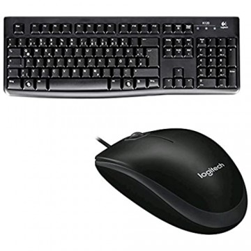 Logitech K120 Business Keyboard QWERTZ deutsches Layout (Tastatur | inkl. Maus Schwarz)