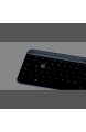 Logitech MK470 Slim Combo Kabelloses Tastatur-Maus-Set 2.4 GHz Verbindung via Nano-USB-Empfänger 10m Reichweite 18-Monate Batterielaufzeit PC/Laptop Deutsches QWERTZ-Layout - Schwarz/Graphit