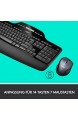 Logitech MK710 Kabelloses Tastatur-Maus-Set 2.4 GHz Verbindung via Unifying USB-Empfänger 3-Jahre Batterielaufzeit LCD-Batterieanzeige Handballenauflage PC/Laptop Deutsches QWERTZ-Layout