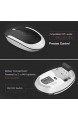 MoKo Slim Wireless Keyboard und Maus Set- schnurlose Tastatur + Maus (2 4GHz QWERTY englisches Tastatur Layout 13Multimedia-Tasten) für Laptop/Desktop (Windows) Schwarz