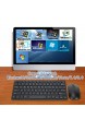 Oumij 2.4G Tastatur Maus Set Kabellos 78 Schlüssel+FN Funktionstaste Slim Design Tragbare Kabellose Tastatur Mit Kabellose USB Empfänger Kompatibel mit Windows 98/95/NT/ME/2000 /XP/Vista /7.0/8.0