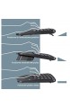 Perixx Periduo-606 Ergonomische kabellose Tastatur und vertikale Maus mit verstellbarer Handgelenkstütze und Low-Profile-Membran-Tasten QWERTY Italienisch Schwarz