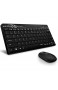 Rapoo 8000 kabellose Tastatur mit Maus 2 4 GHz Wireless-Verbindung hochauflösende 1000 DPI-Technik schwarz/grau