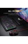 Redragon S101 Vajra USB Gaming Tastatur + CENTROPHORUS USB Gaming Maus (Gaming Tastatur + Gaming Maus Combo Set)