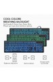 Rii Business-Tastatur mit Hintergrundbeleuchtung in drei Farben Gaming-Tastatur und Maus USB-Tastatur optische RGB-Maus für Gaming Büro